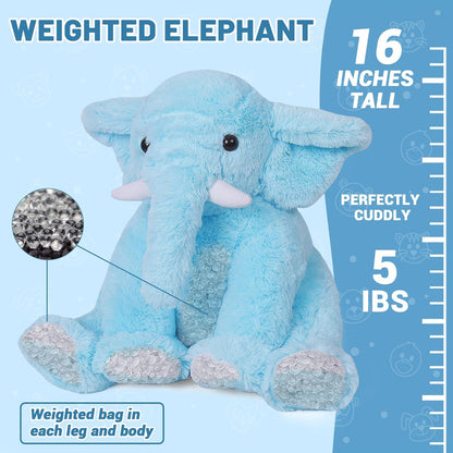 大象加壓安撫玩偶 Weighted Elephant Plush