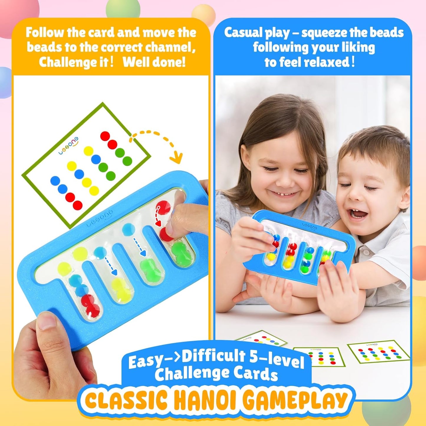 LESONG 凝膠色彩迷宮感統玩具 Gel Color Maze Logic Toy