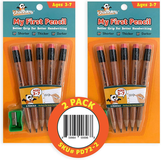 Channie's 我的第一支鉛筆 幼兒專用巨無霸鉛筆組 My First Pencil Jumbo Preschool Set