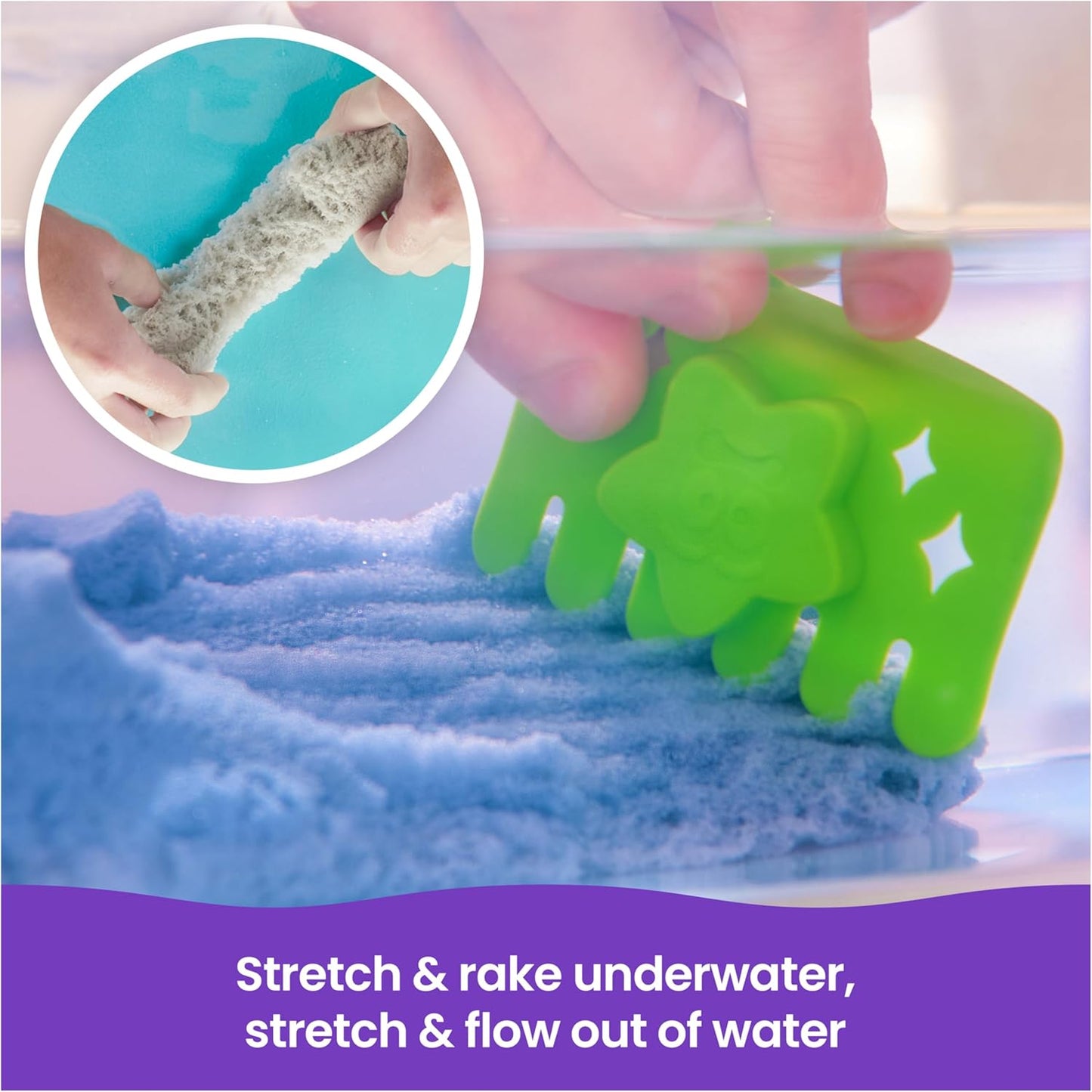 美國Kinetic Sand Splash Starter Case 變色玩沙組