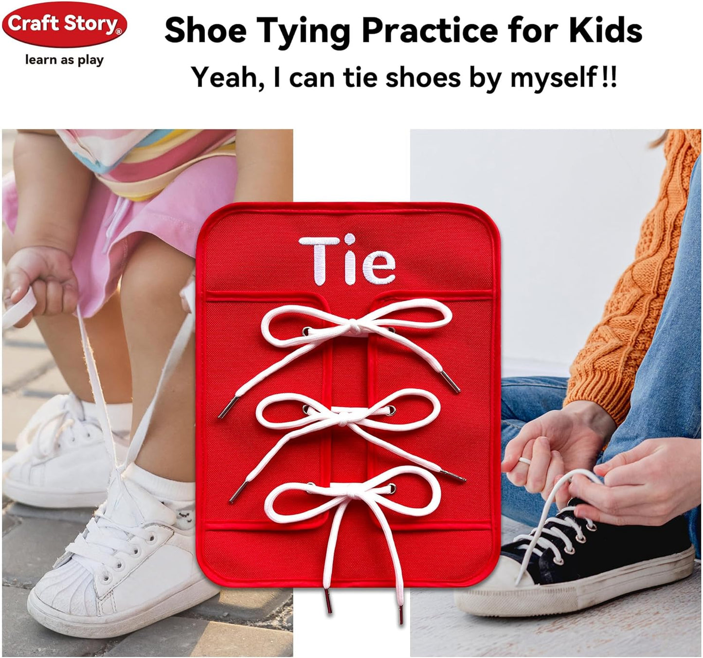 Craftstory 蒙特梭利生活技能學習板 Montessori Toddler Life Skills Learning Board