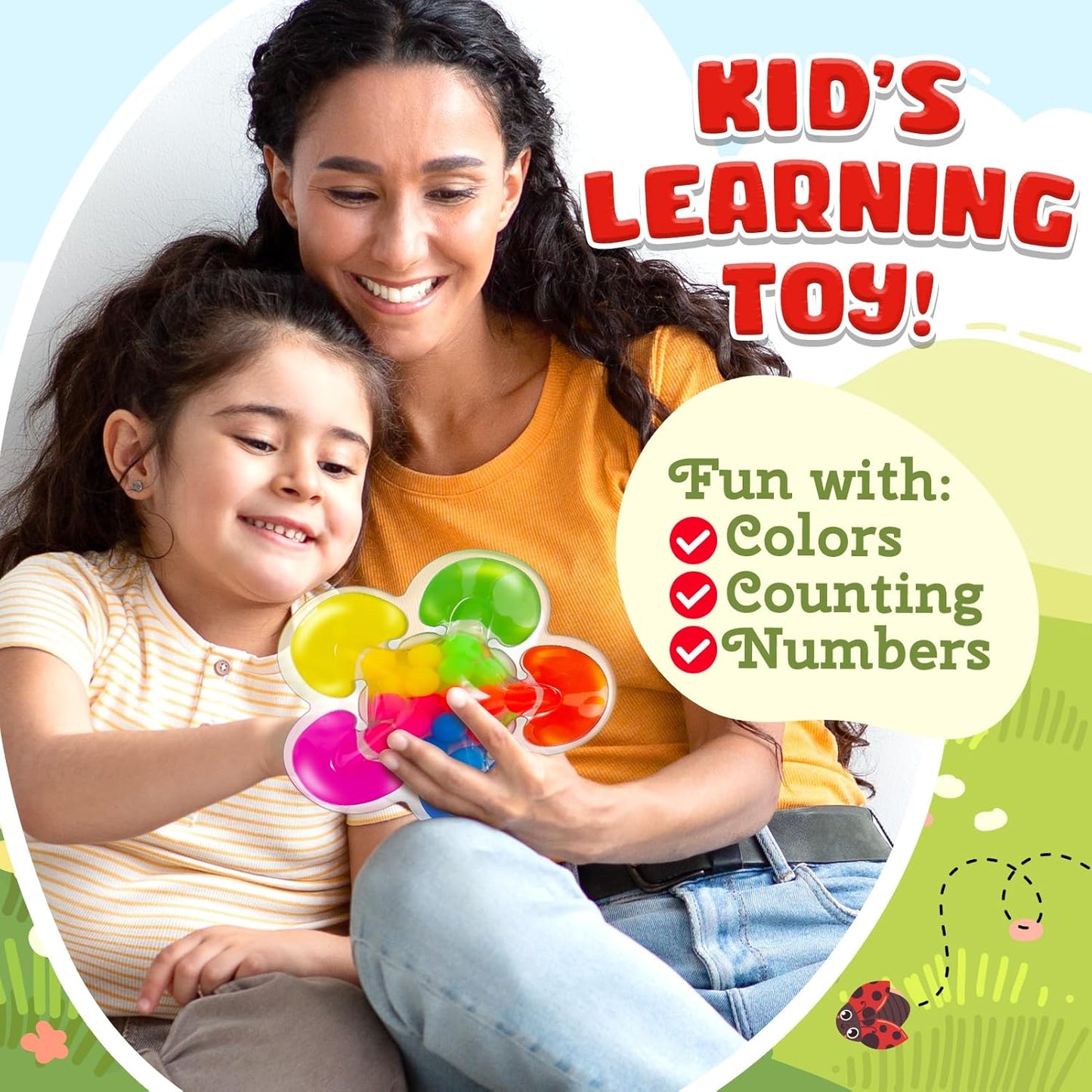 花朵顏色分類感官玩具 Color Sorting Sensory Toy