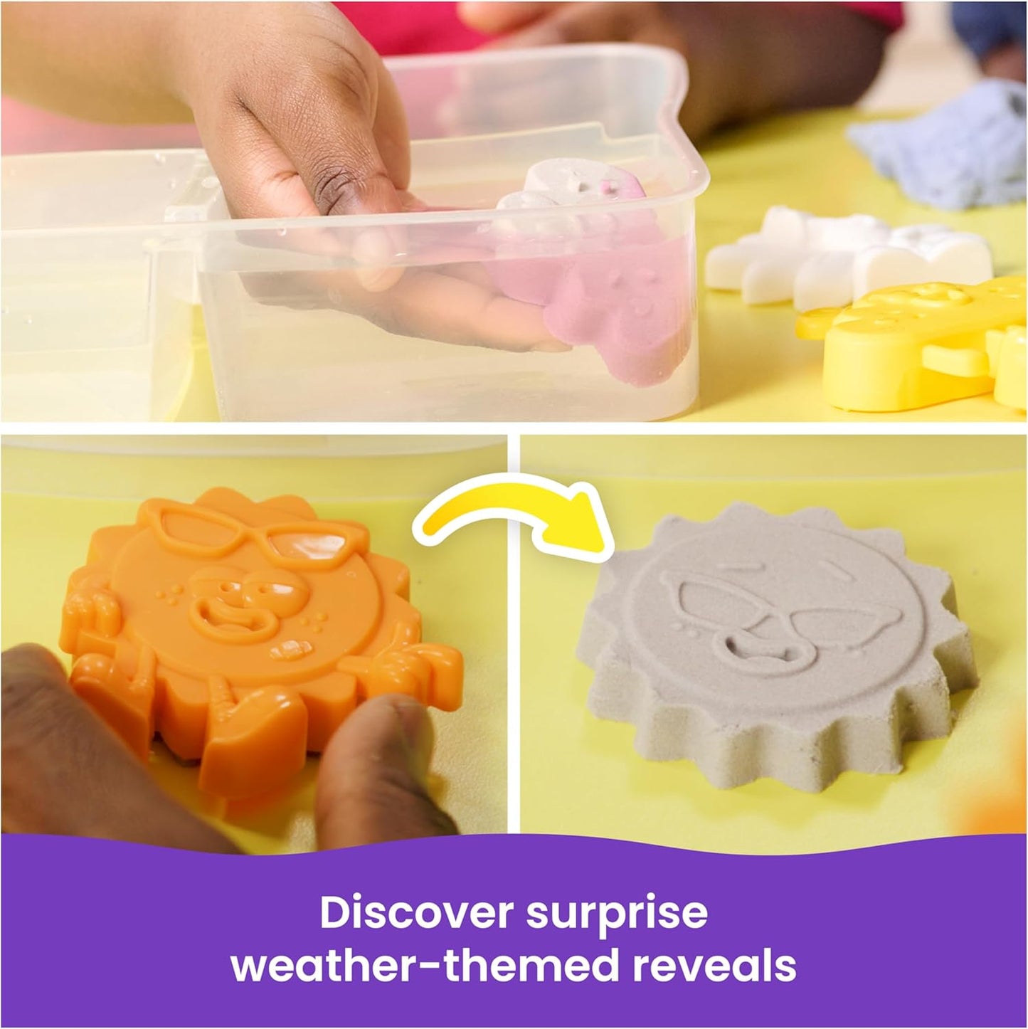 美國Kinetic Sand Splash 水中變色玩沙盒