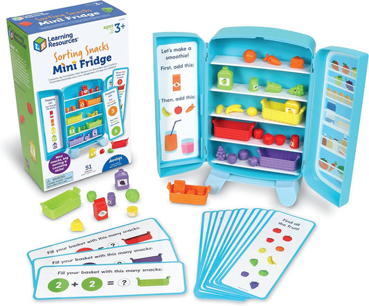 Learning Resources 迷你冰箱食物分類組 Sorting Snacks Mini Fridge