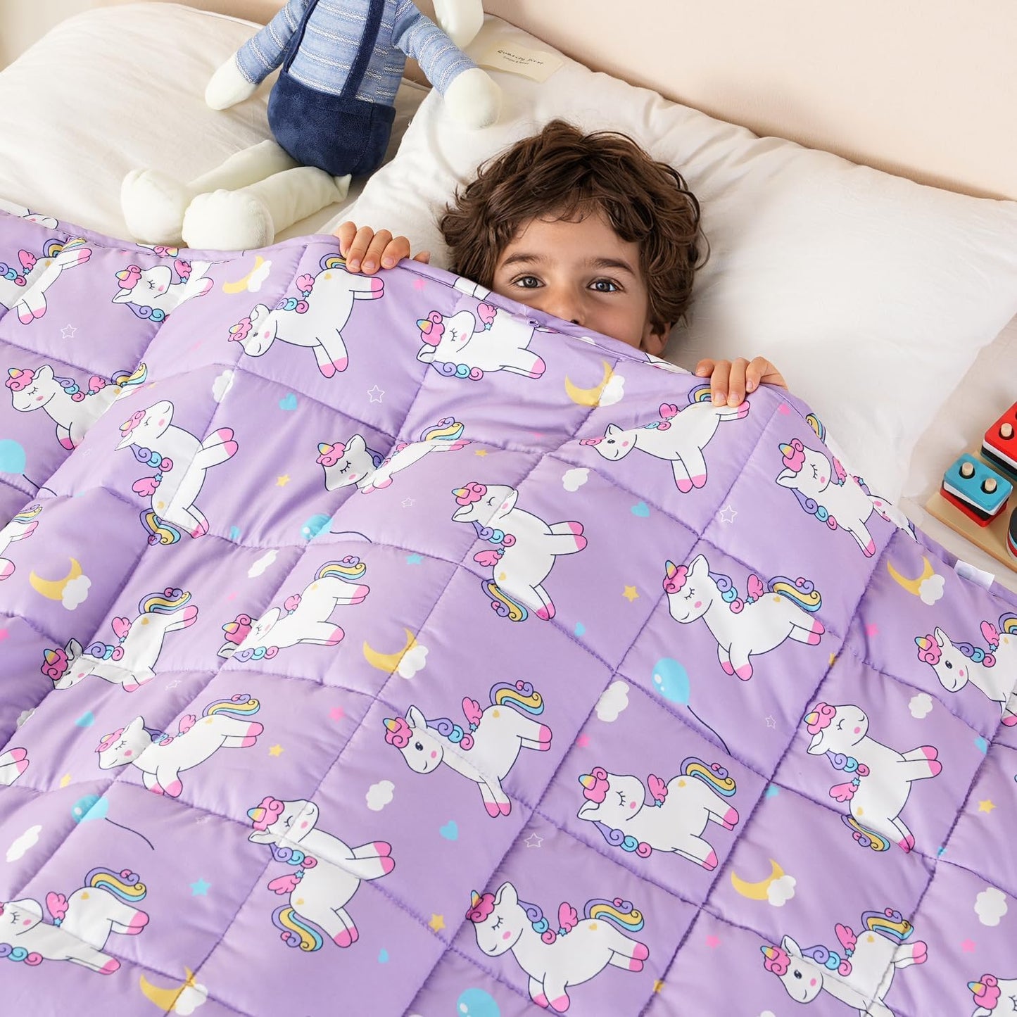 Mr. Sandman 紫色小馬保利加壓被系列 Purple Pony Pauly Weighted Blanket Series