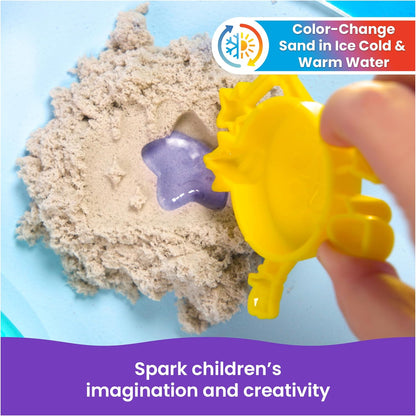 美國Kinetic Sand Splash Starter Case 變色玩沙組