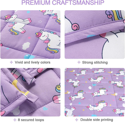 Mr. Sandman 紫色小馬保利加壓被系列 Purple Pony Pauly Weighted Blanket Series