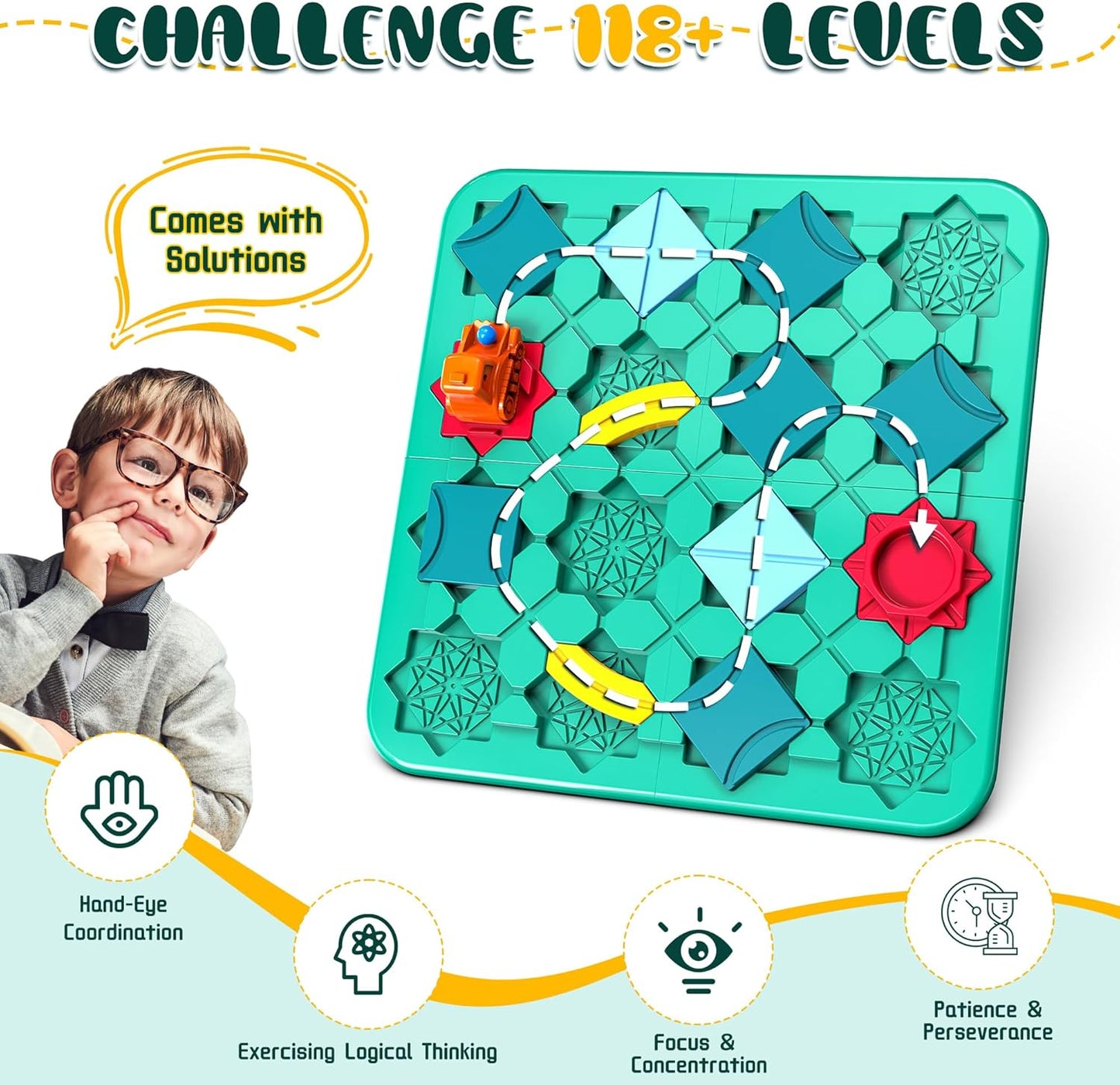 STEM邏輯路徑建構棋 小 STEM Logic Path Builder Small