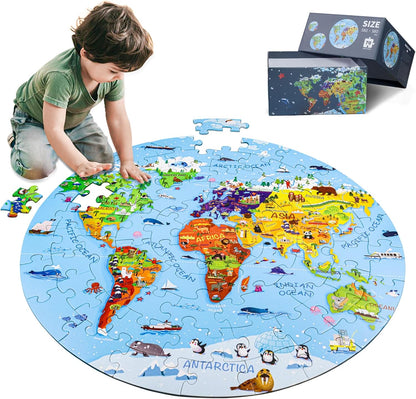 世界地圖拼圖 World Map Jigsaw Puzzle