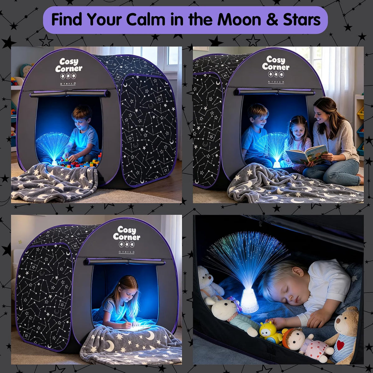 感統靜心帳篷 星空遮光小屋 Sensory Calm Down Tent