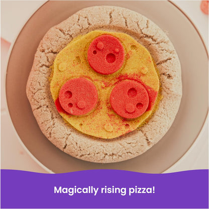 美國Kinetic Sand 動力沙披薩烤箱遊戲組 SquishPizza Rising Pizza Oven Playset