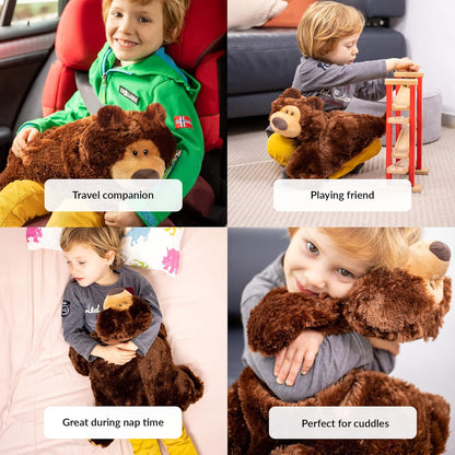 ODOXIA 承重小熊玩偶 5磅 ODOXIA Bear Weighted Anxiety Relief Plush 5lbs