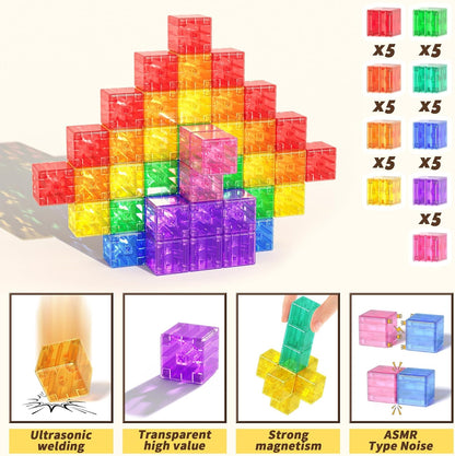 磁力積木套裝 45片 Magnetic Blocks 45PCS