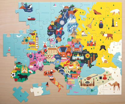 Mudpuppy 歐洲地圖拼圖 Map of Europe Puzzle