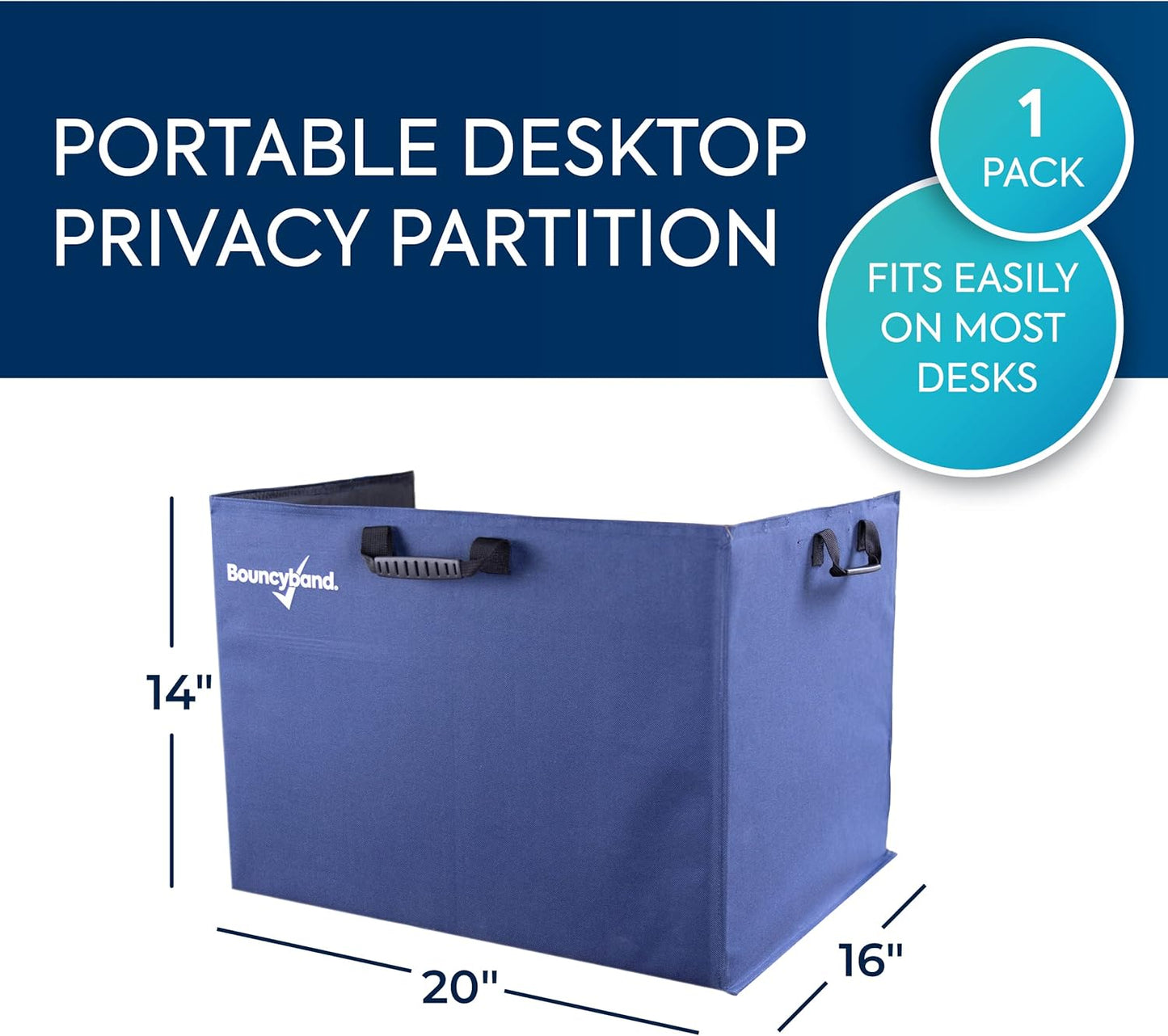Bouncyband 便携式書桌隔板 Portable Privacy Desk Partition