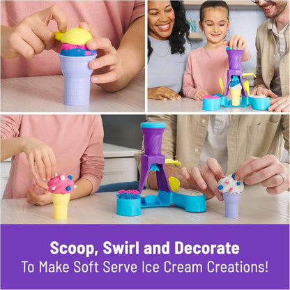 美國Kinetic Sand Soft Serve Station 冰淇淋創作玩沙組