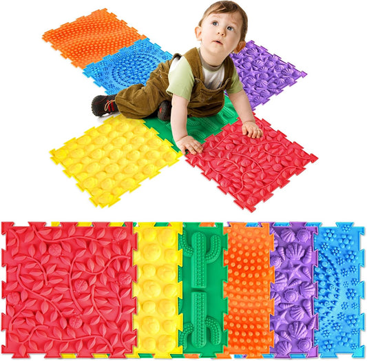 自閉兒童感官按摩拼圖地墊（經典款）Autism Sensory Massage Puzzle Mats (Classic)
