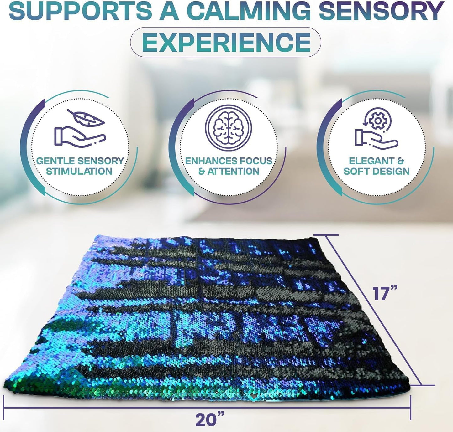 SENSORY4U 5磅感統加壓墊 5lbs Weighted Lap Pad