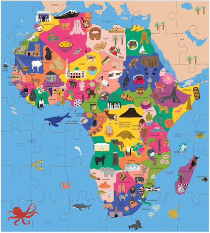 Mudpuppy 非洲地圖拼圖 Map of Africa Puzzle