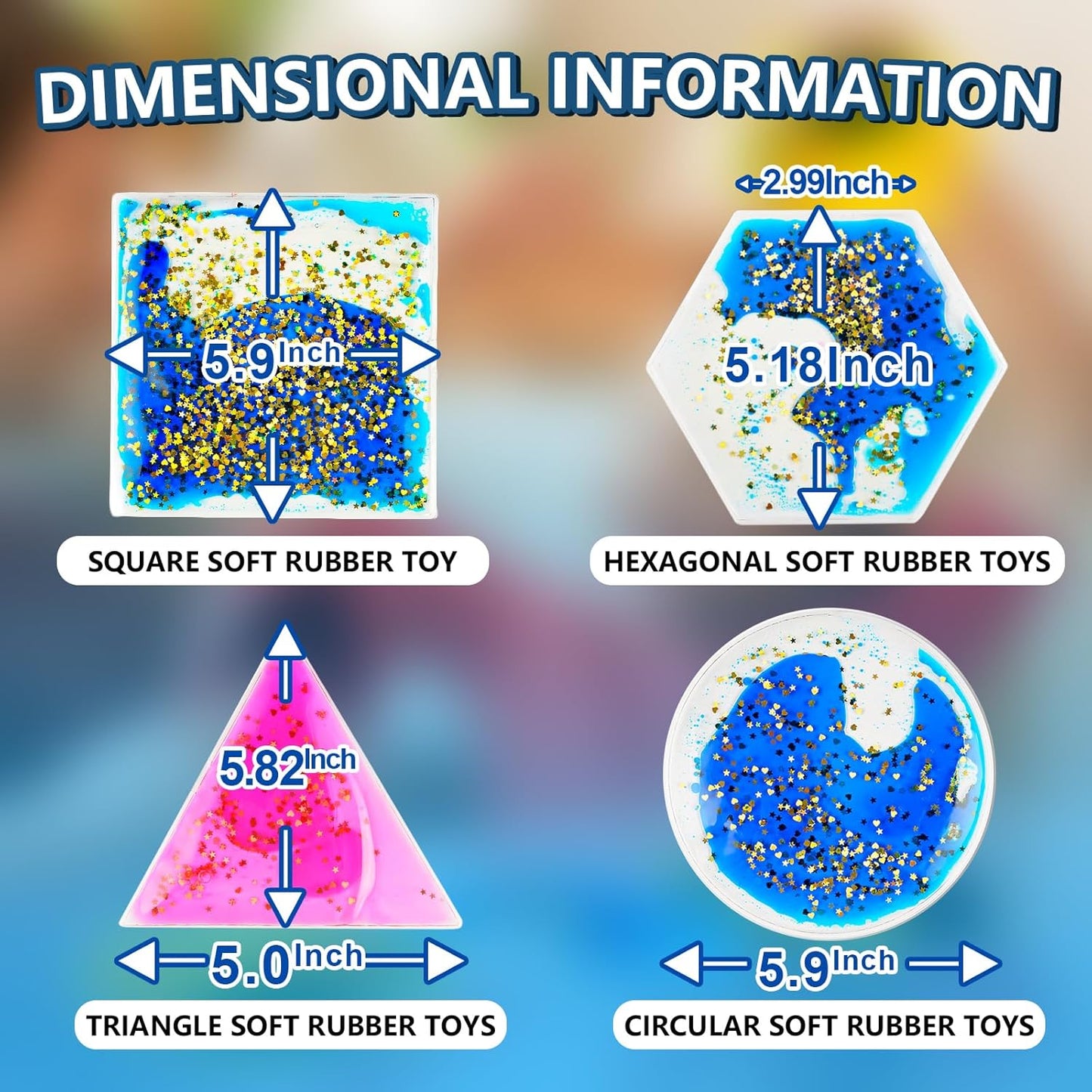 多形狀液態感統玩具 24件組 Multi-Shape Liquid Motion Toys 24-Piece Set