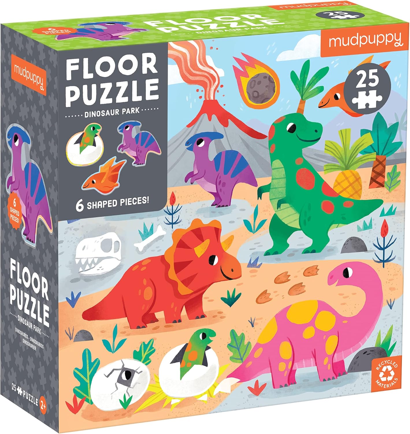 Mudpuppy 恐龍公園地板拼圖 Dinosaur Park Floor Puzzle