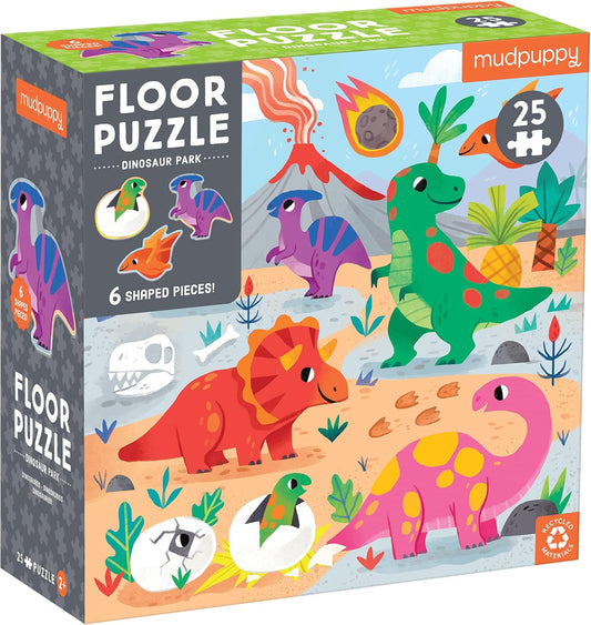 Mudpuppy 恐龍公園地板拼圖 Dinosaur Park Floor Puzzle
