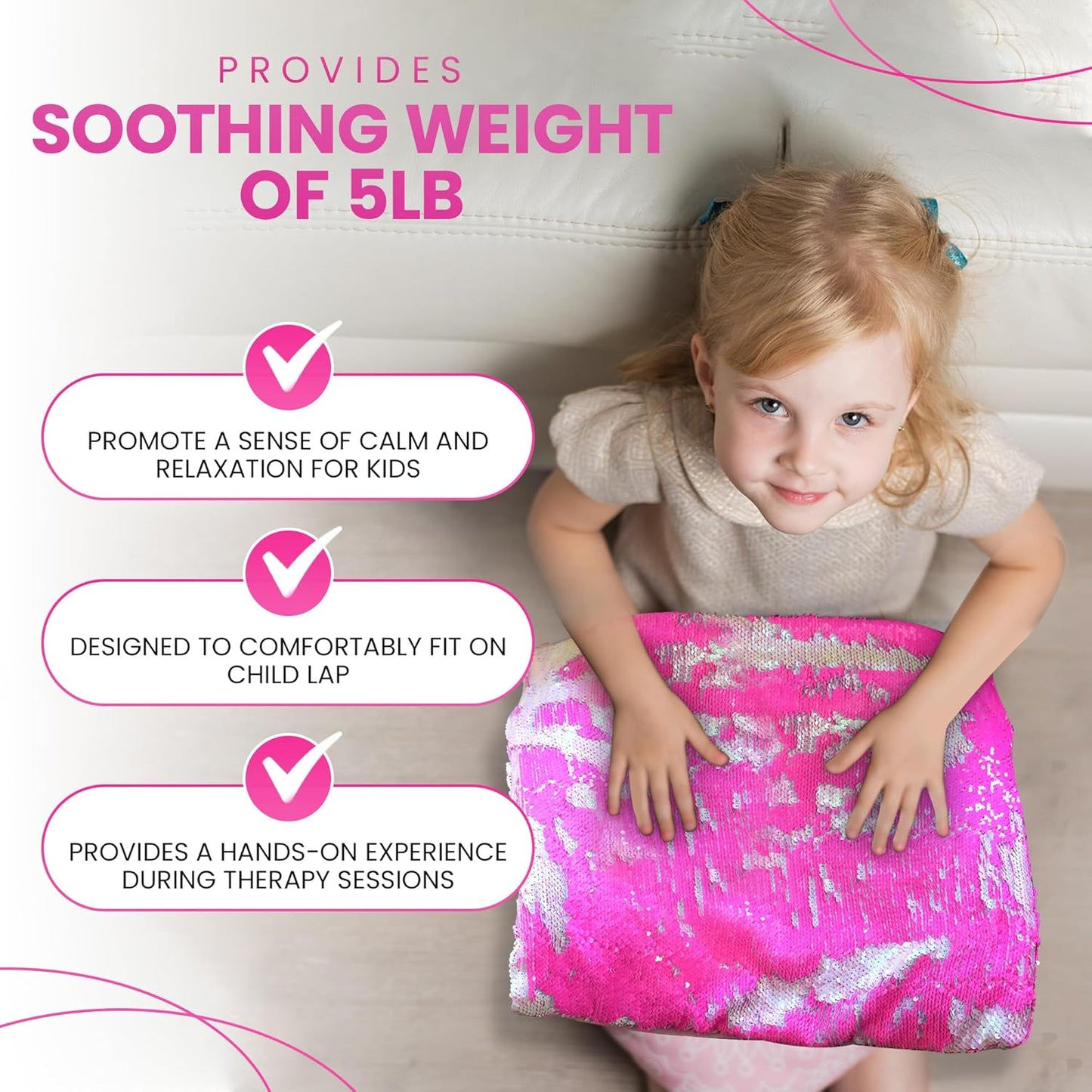 SENSORY4U 5磅感統加壓墊  5lbs Weighted Lap Pad