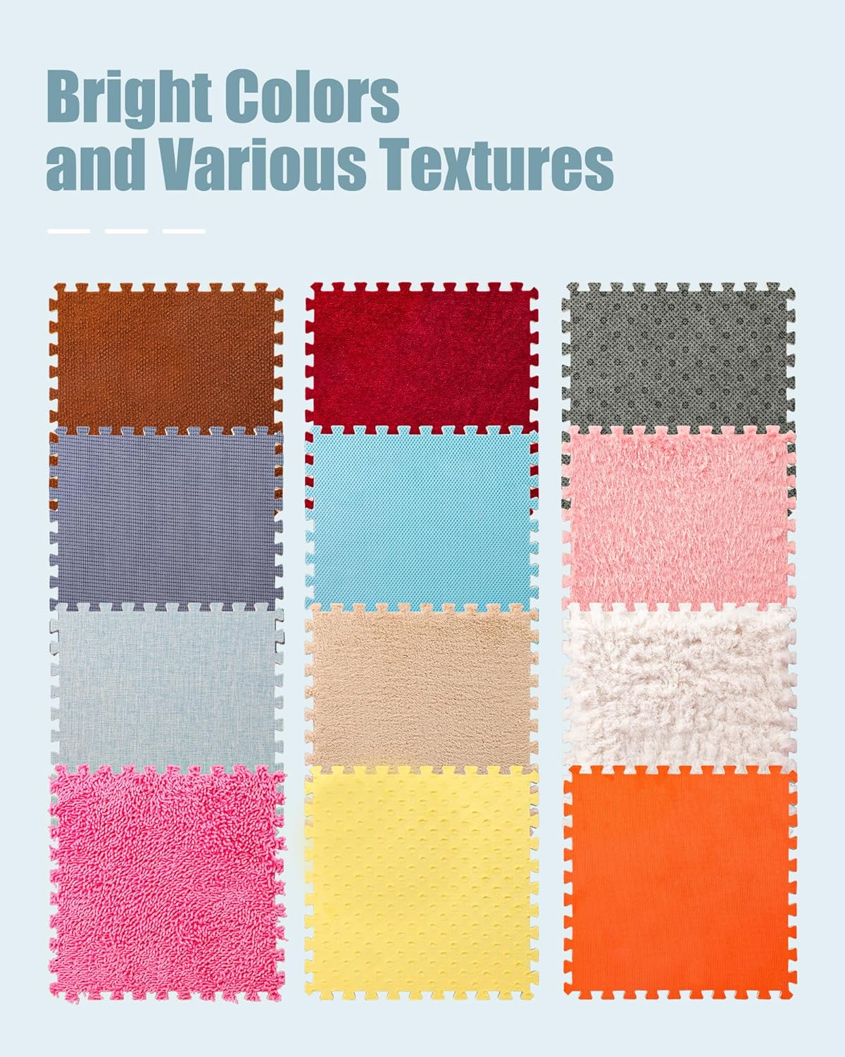 MOTGOM 感官拼接地墊｜12合1感統訓練系統 Sensory Floor Tiles Set A