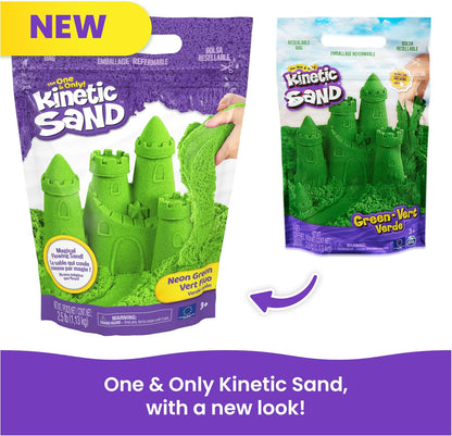 美國Kinetic Sand 綠色玩沙 Green Play Sand 2.5lbs