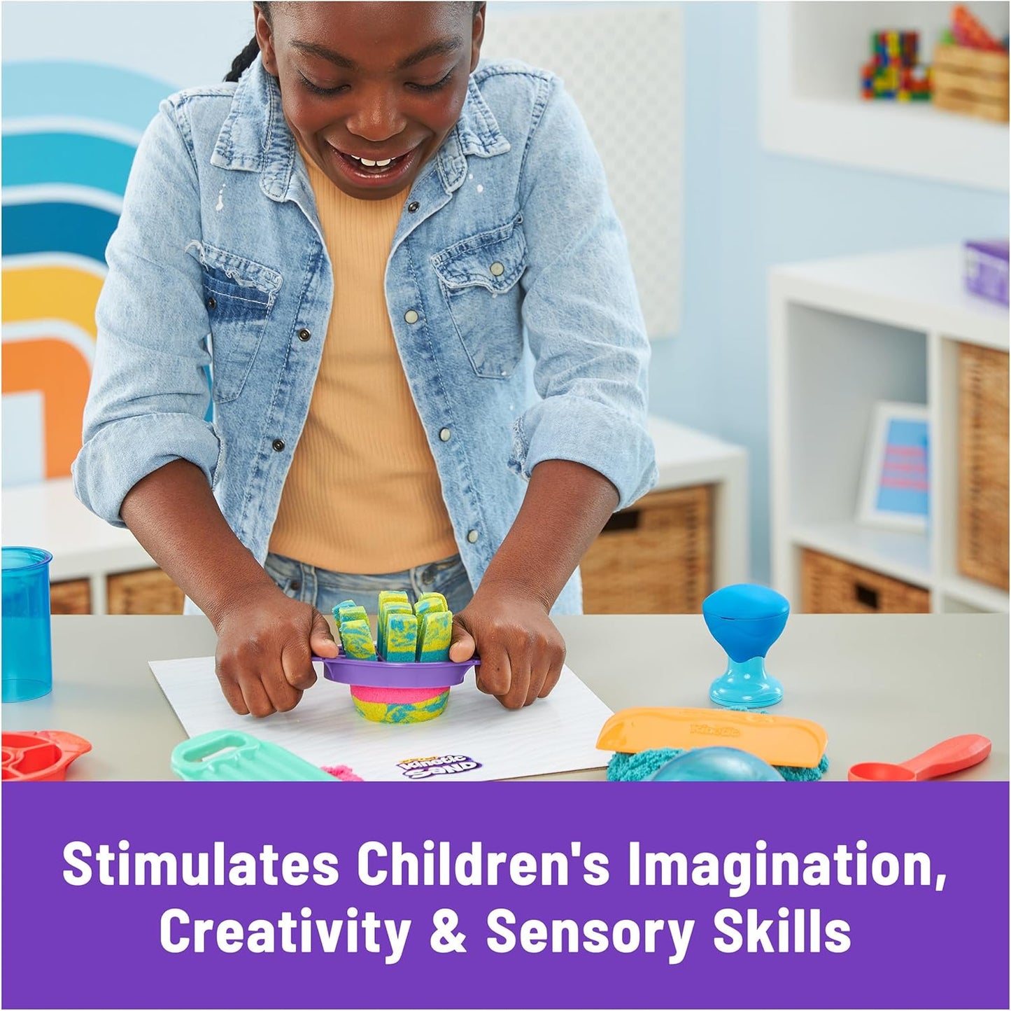 美國Kinetic Sand Ultimate Sandisfying 創意造型玩沙組