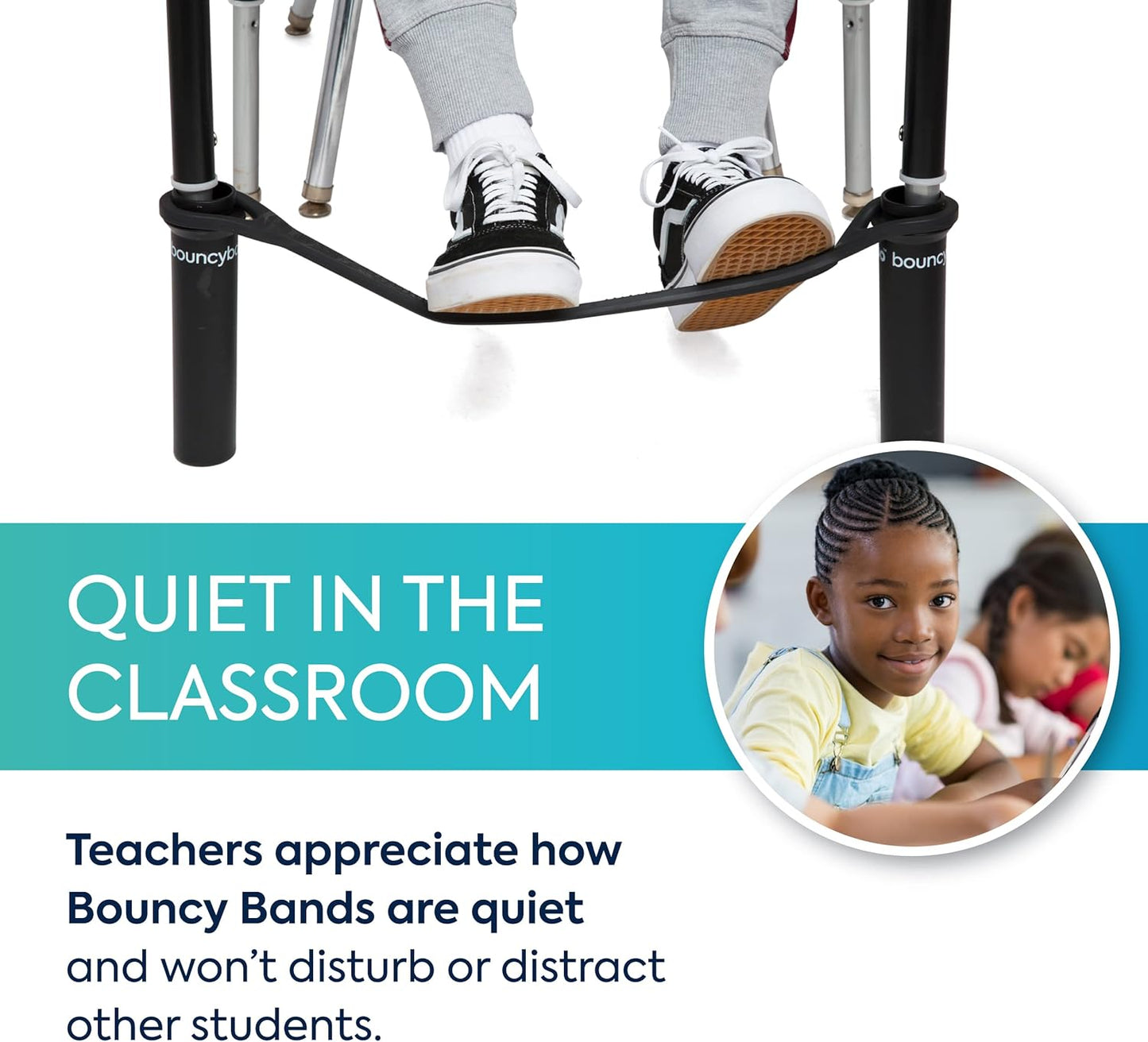 Bouncyband 彈力桌腳帶 10組入 Desk Bands 10PCS