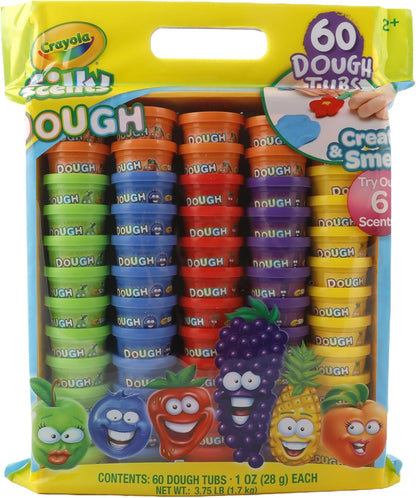 Crayola 趣味香氛黏土60件組 Crayola Silly Scents Dough 60-Pack