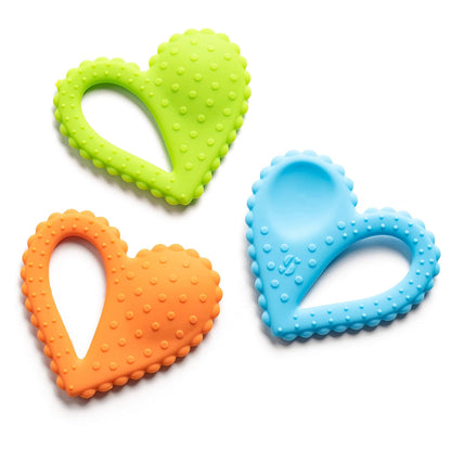 Special Supplies 愛心感統牙膠湯匙 3入組 Heart Teether Spoon - 3 Pack