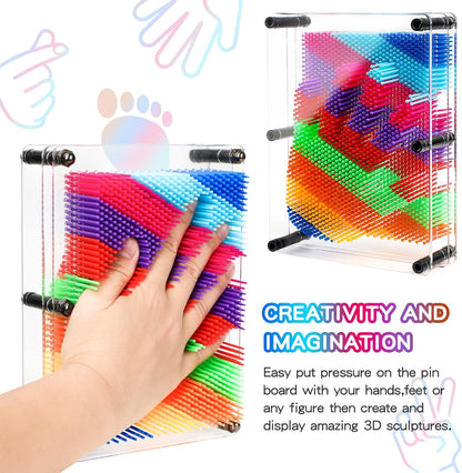3D 針畫藝術玩具 3D Pin Art Sensory Toys