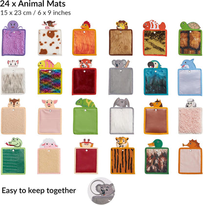 ODOXIA 24件式感官地墊組 24-Pack Sensory Mats