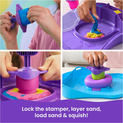 美國Kinetic Sand SquishMotion 創意壓印玩沙組