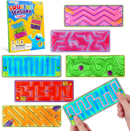 LESONG 迷宮凝膠感統玩具 Maze Gel Sensory Fidget Toys - 6/12 Pack