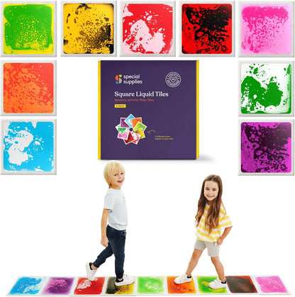 Special Supplies 液體感統地墊 9片裝 Liquid Motion Floor Tiles 9-Pack