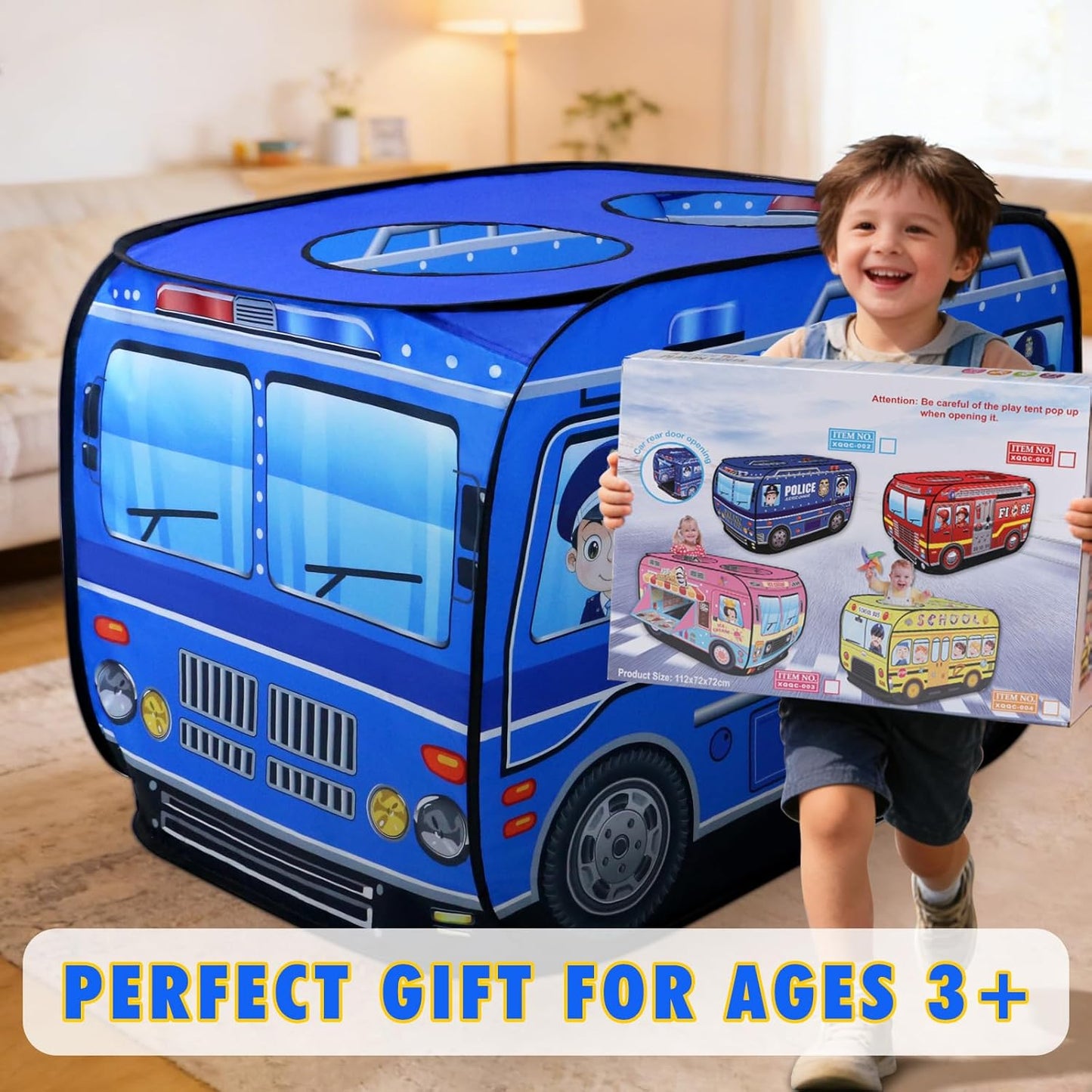 警車造型兒童快開遊戲帳篷 Police Car Pop-Up Play Tent