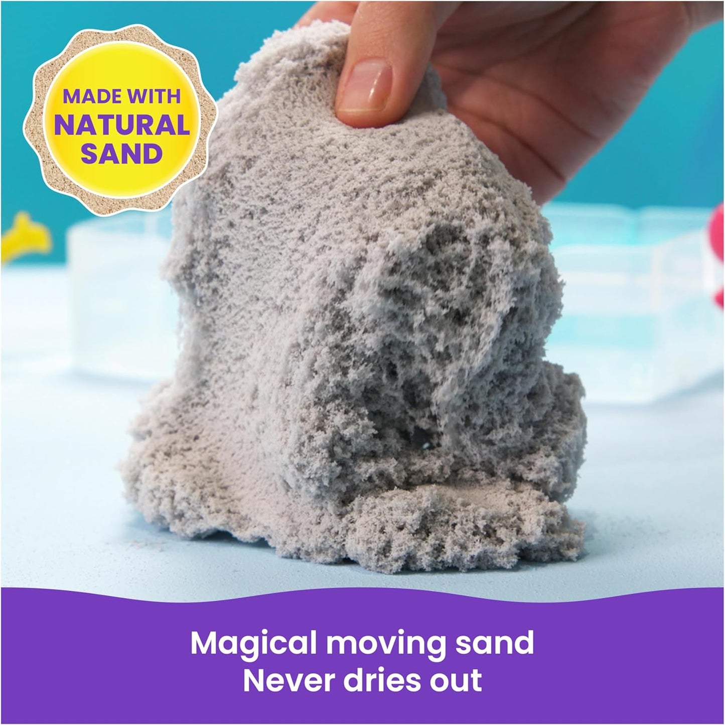 美國Kinetic Sand Splash Starter Case 變色玩沙組