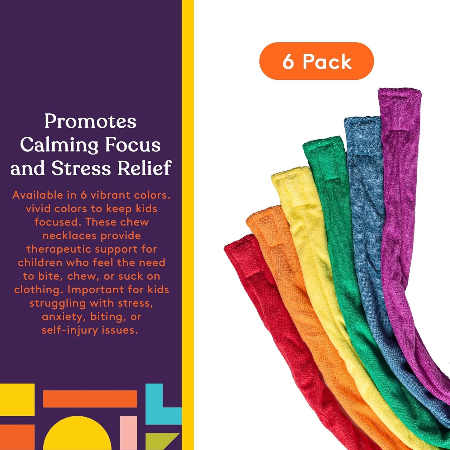 Special Supplies 感統咀嚼項圈 6入組 Chew Necklaces – 6 Pack