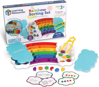 Learning Resources 彩虹分類組 Rainbow Sorting Set