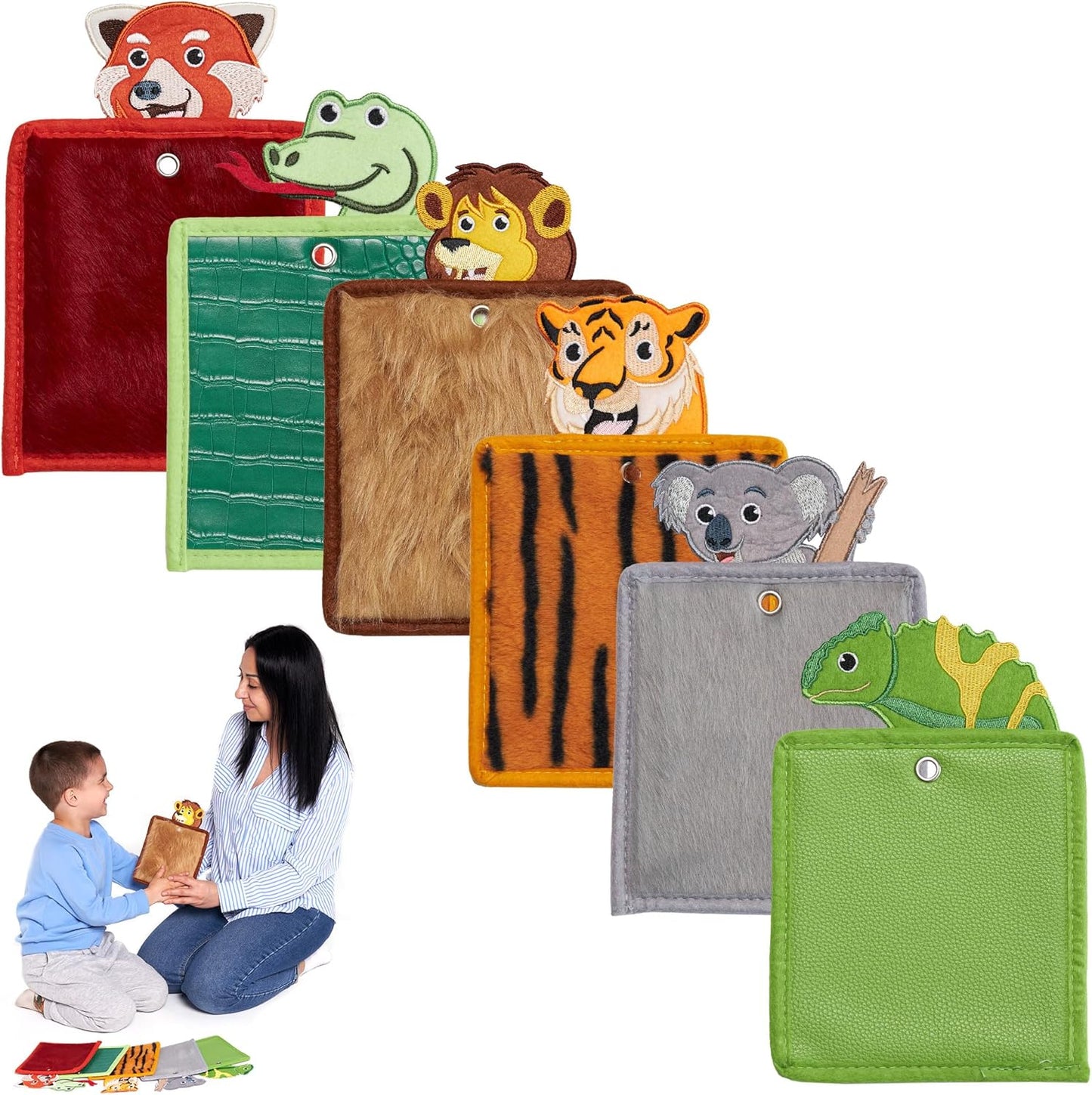 ODOXIA 感官探索墊 (動物) 6件裝 Sensory Mats (Animal) 6pcs