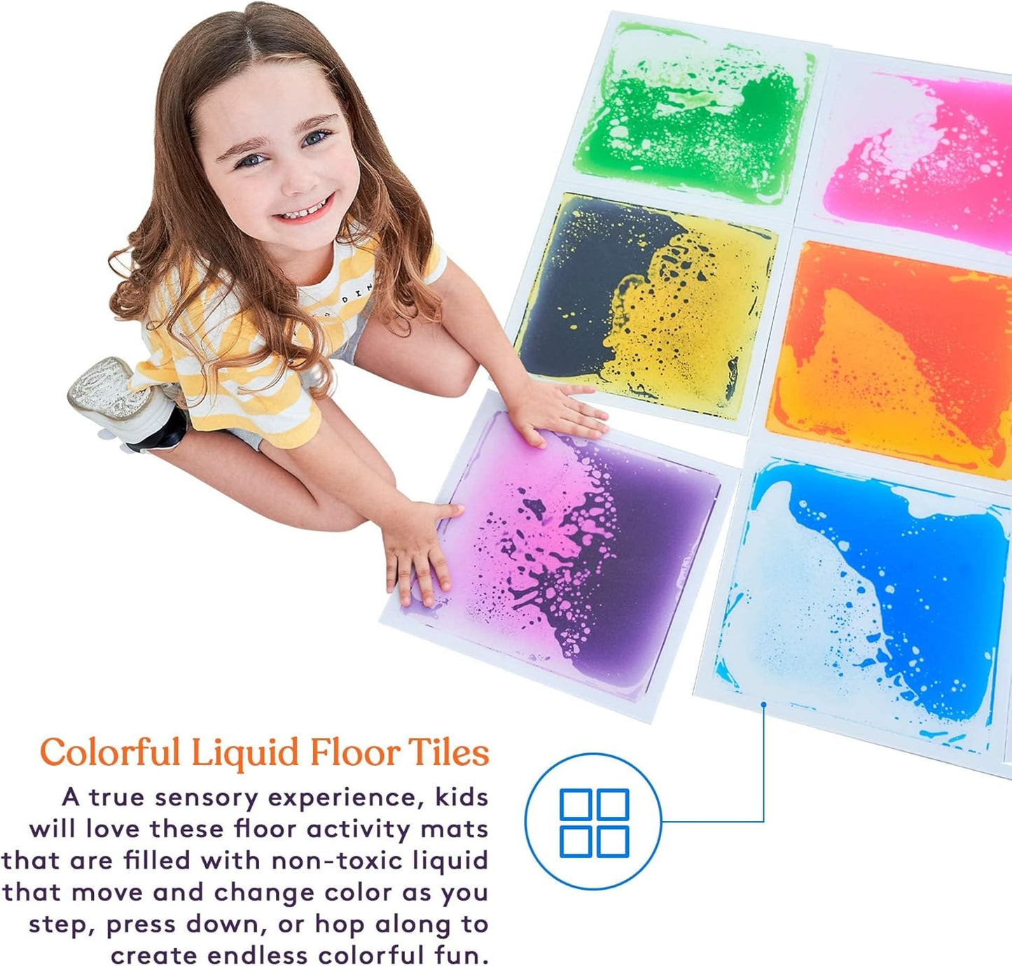 Special Supplies 液體感統地墊 9片裝 Liquid Motion Floor Tiles 9-Pack