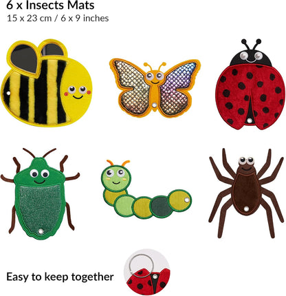 ODOXIA 昆蟲感官地墊 6件裝 Sensory Mats (Insect) 6pcs