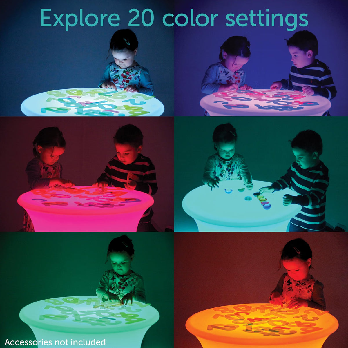 LED 多色感官發光桌 Tickit Sensory Glow Table