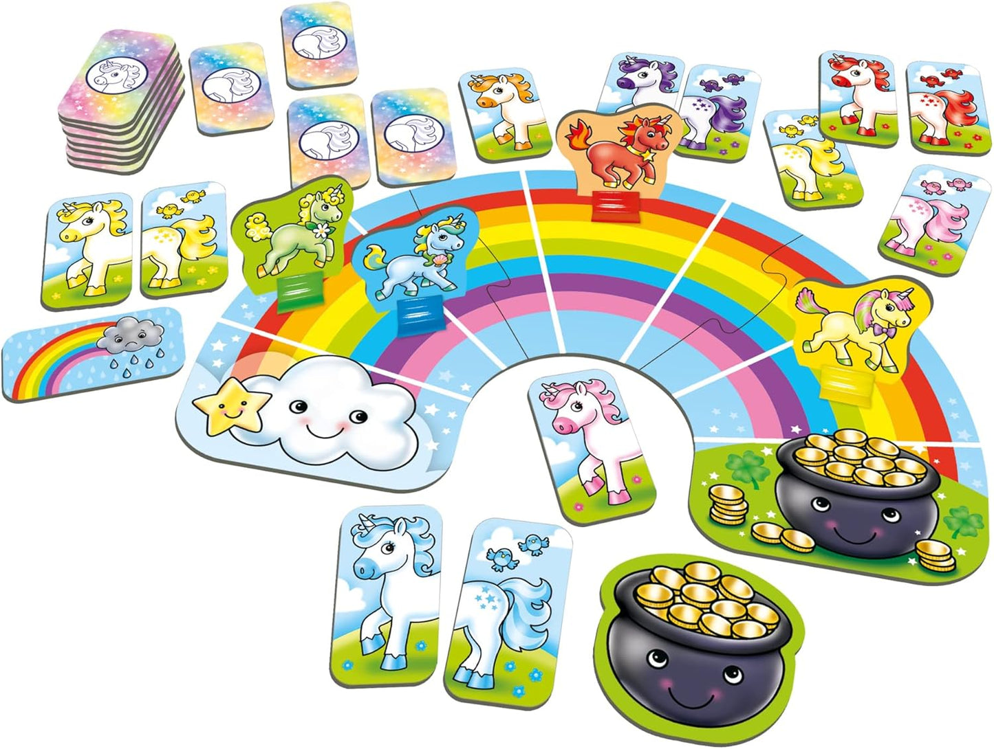 ORCHARD TOYS 彩虹獨角獸遊戲 Rainbow Unicorns Game