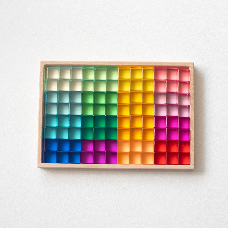 彩虹亞克力寶石積木 Rainbow Acrylic Gem Cubes Blocks