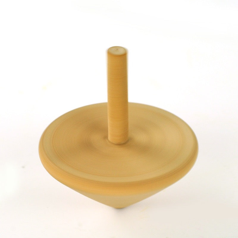 經典硬實木原木陀螺 (5入組）Classic Solid Wood Spinning Tops (5-Pack）