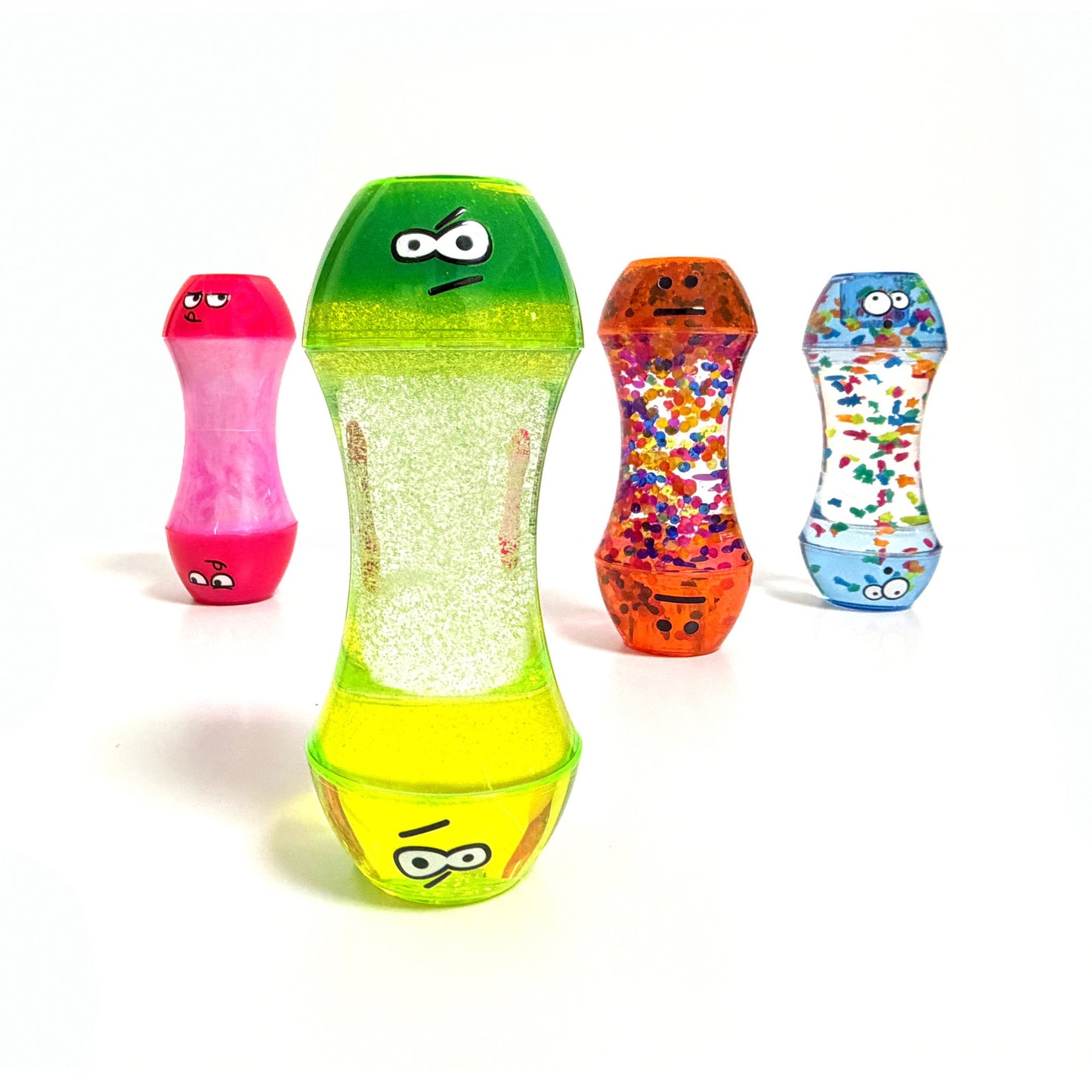創意彩色表情葫蘆油滴感官油漏 Creative Emoji Gourd Liquid Motion Bubbler